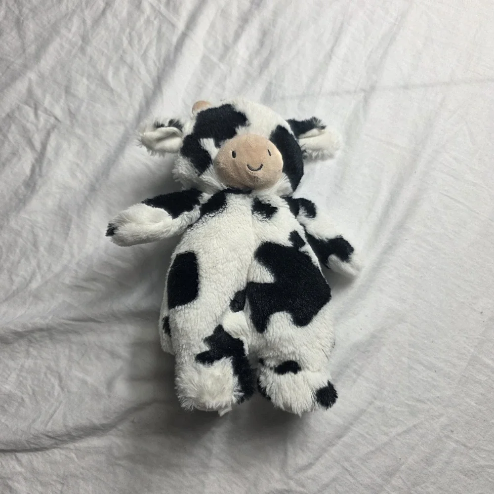 Carter's Plush Cow Stuffed Cow Black White